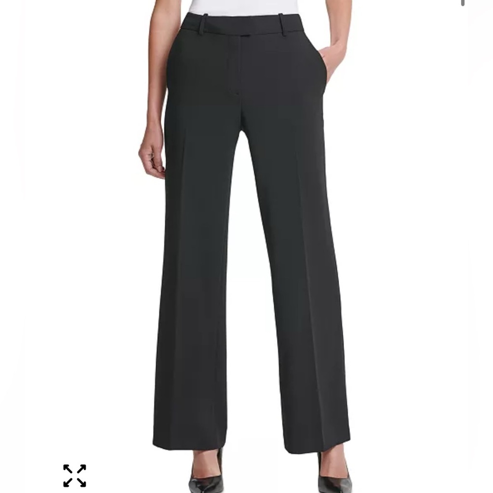 DKNY Black Wide Leg Women's Pants